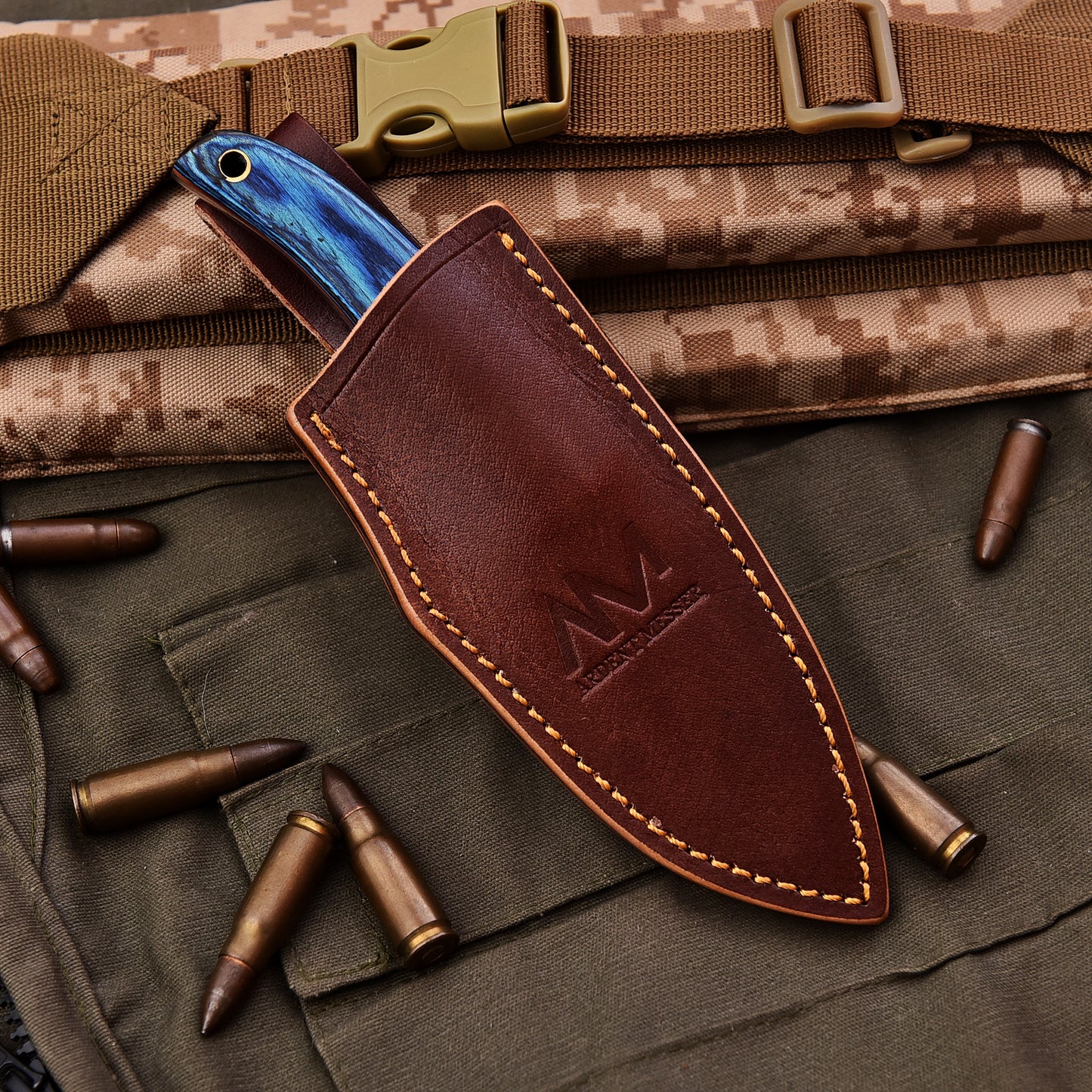 AM Nova Tactical Knife with sheath