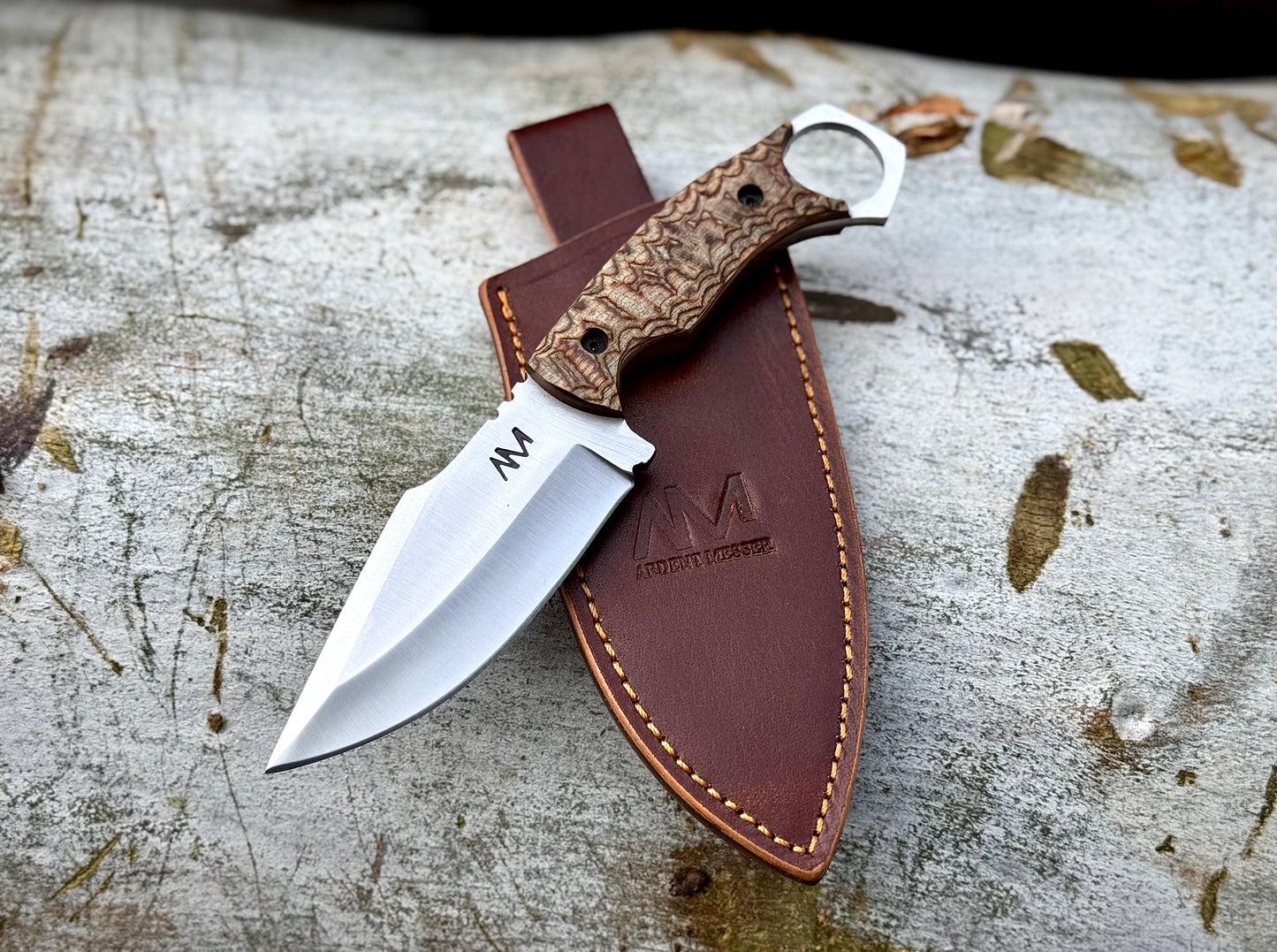 AM Onyx Tactical Knife with Its sheath
