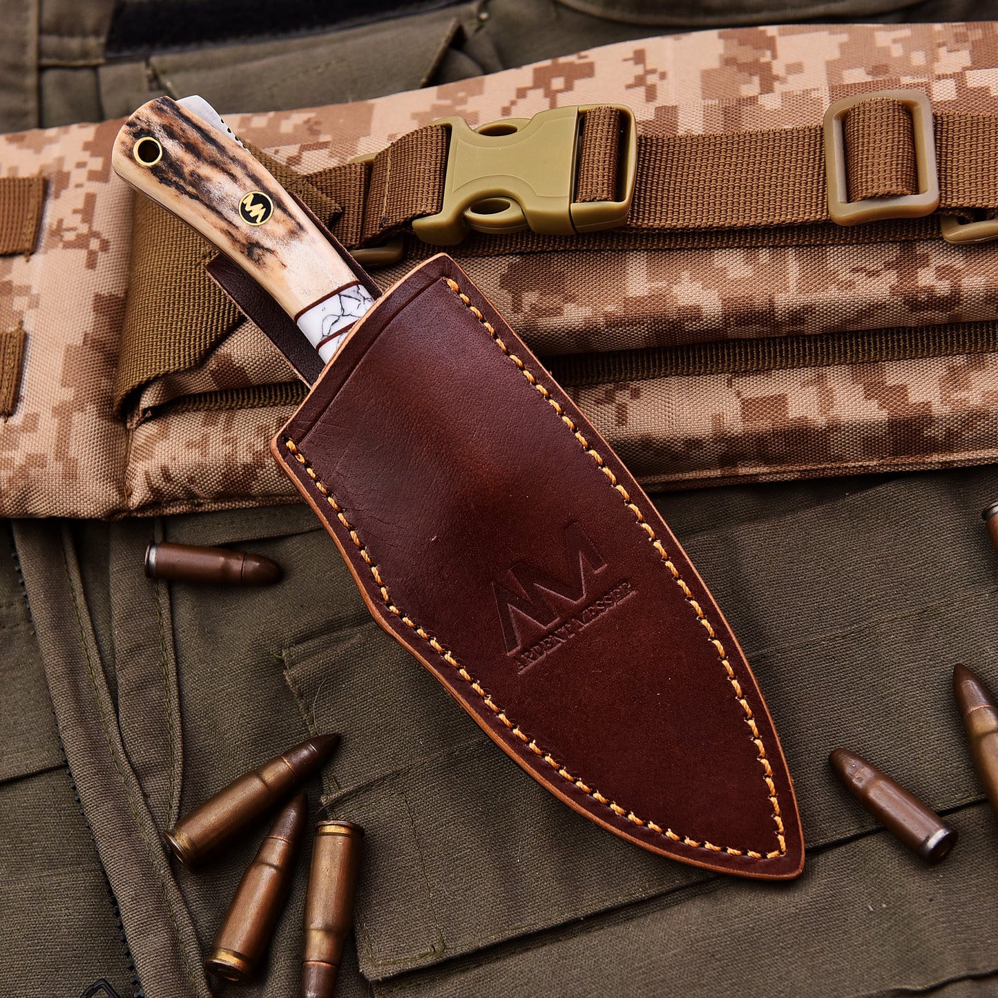 AM Phantom in hand crafted sheath