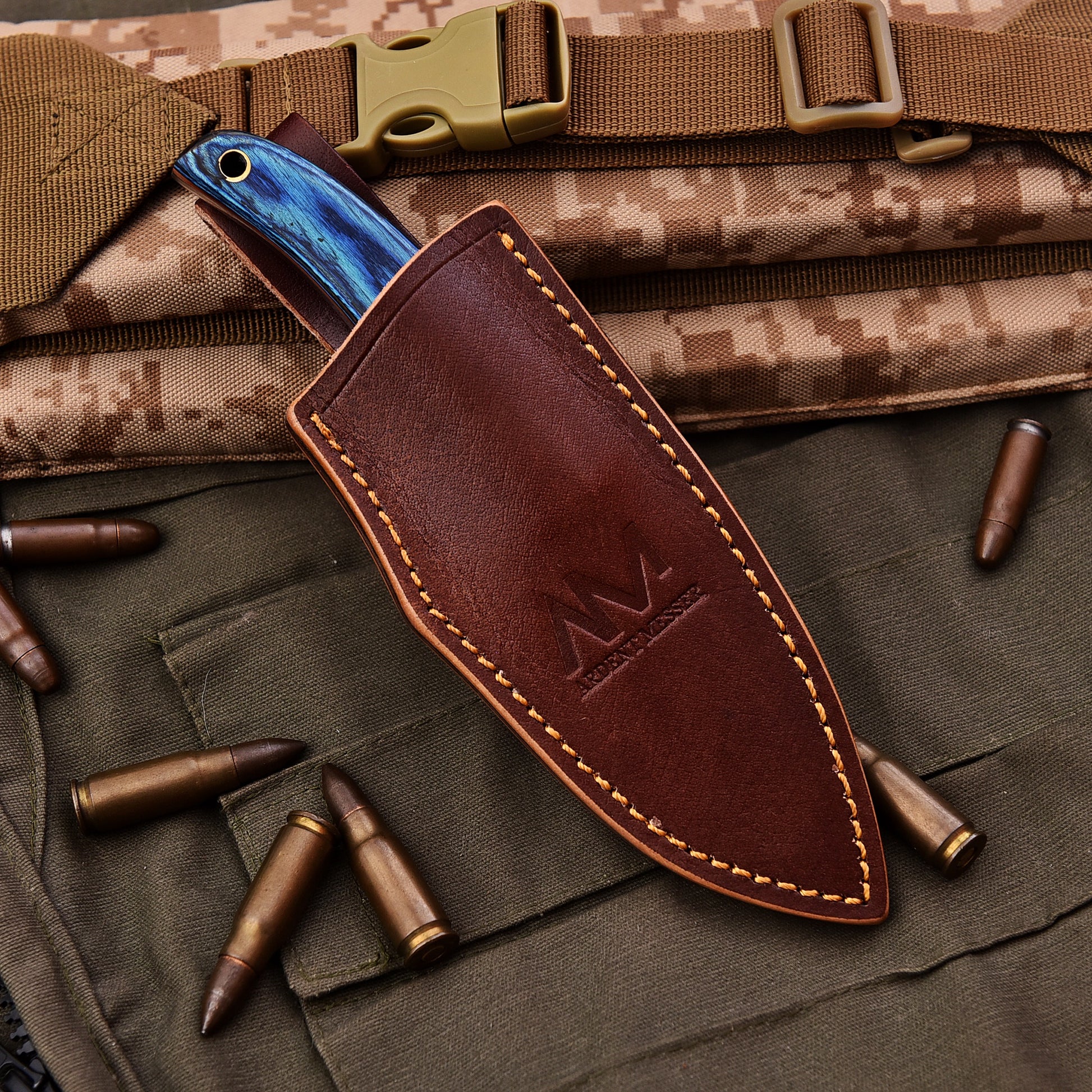 AM Nova Tactical Knife with sheath
