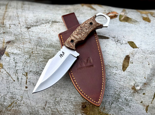 AM Onyx Tactical Knife with Its sheath