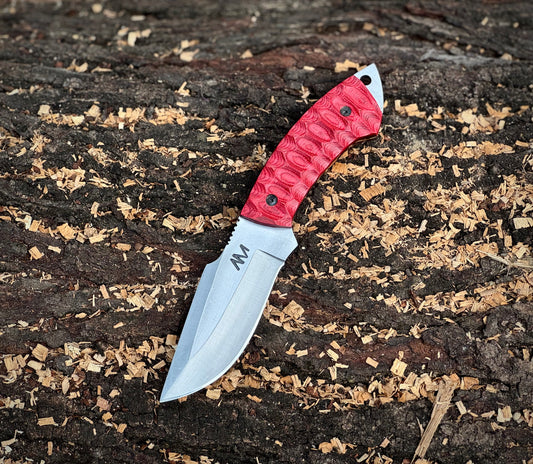 AM Reaper Fixed Blade Knife 12c27 Steel